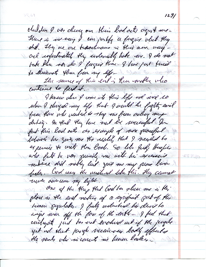 Dr John WorldPeace 2008 Prison Journal